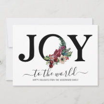 Moderne Joy Typografie Floral