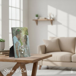 Moderne Jubiläumsbühne mit Easel-Stand Fotoplatte