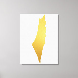 Moderne jüdische Wandkunst aus Gold - Stück 3 von  Leinwanddruck