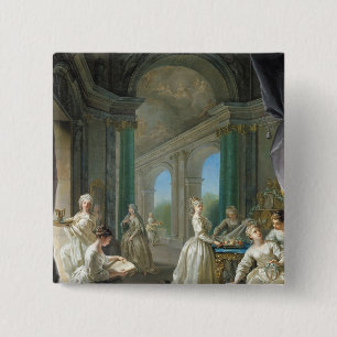Moderne Jungfrauen, 1728 Button