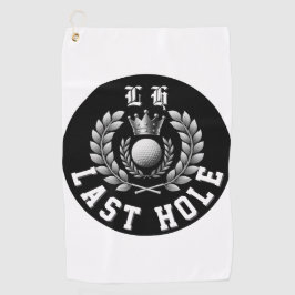 Moderne Junggesellenabschied Abschlag LH Monogramm Golfhandtuch