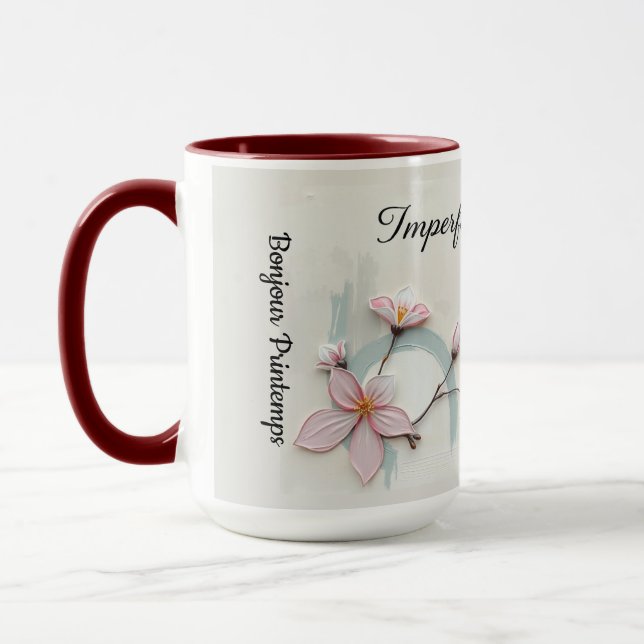 Moderne Kaffee-Bar-Deko-Ästhetik Personalisiert Tasse (Links)