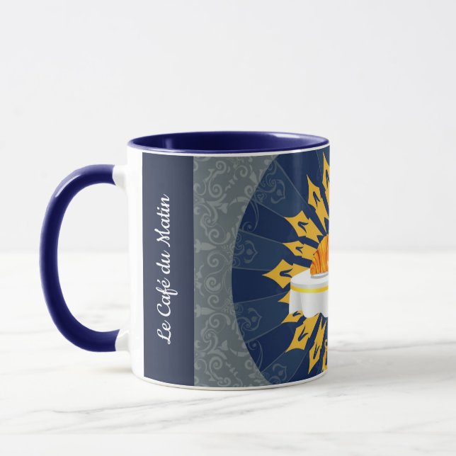 Moderne Kaffee-Bar-Dekor-Ästhetik Personalisiert Tasse (Links)