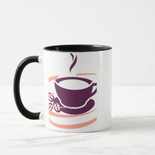 Moderne Kaffee-Tassen-Illustration Tasse