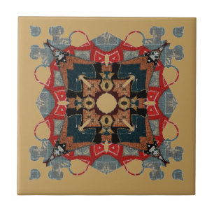 Moderne Kaleidoskop-Keramik Fliese