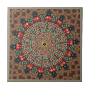 Moderne Kaleidoskop-Keramik Fliese