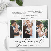 Moderne Kalligrafie 3 Foto Hochzeit After Party