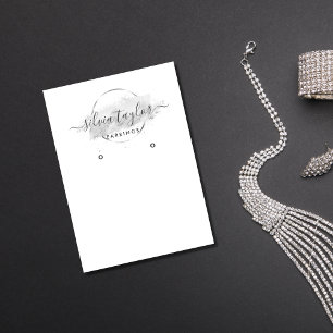 Moderne Kalligrafie Art Ohrsichtkarte Visitenkarte