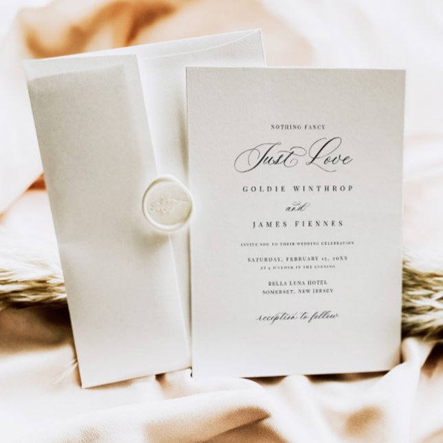 Moderne Kalligrafie Einladung zur Hochzeit (Von Creator hochgeladen)