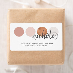 Moderne Kalligrafie-Farbpalette Makeup-Artist   L