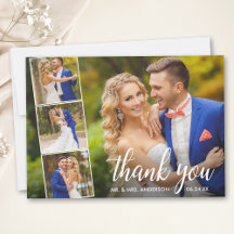 Moderne Kalligrafie Hochzeit 4 FotoCollage