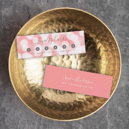 Moderne Kalligrafie Pink Champagne Bokeh Lights Treuekarte