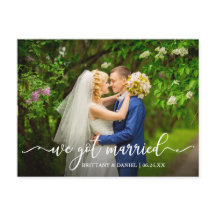 Moderne Kalligrafie Wir Got Verheiratetes Hochzeit