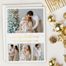 Moderne Kalligraphie 4 Foto Weihnachtsgold