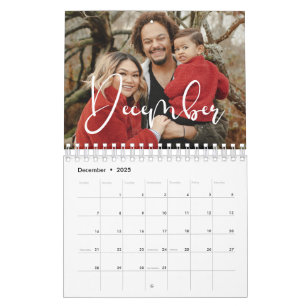 Moderne Kalligraphie-Familie Foto 2026 Kalender