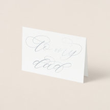 Moderne Kalligraphie für meine Papa Hochzeit