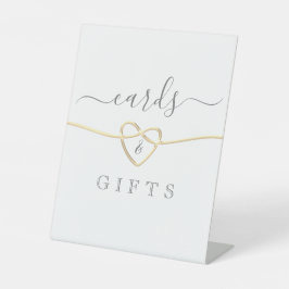 Moderne Kalligraphie Hochzeitsmarke Sockelschild