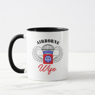 Moderne Kalligraphie Im Flugzeug Ehefrau Tasse
