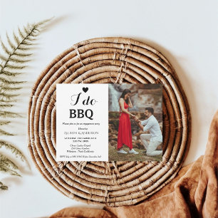 Moderne Kalligraphie in Grillen Einladung