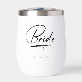 Moderne kalligraphische Bride Black ID1025