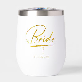 Moderne kalligraphische Bride Gold-ID1025