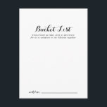 Moderne kalligraphische Hochzeitszettelkarten Postkarte<br><div class="desc">Diese modernen kalligraphischen Hochzeitskarten sind die perfekte Wahl für einen rustikalen Hochzeitsempfang oder ein rustikales Brautparty. Das einfache und elegante Design zeichnet sich durch klassische und extravagante Schriftzeichen in Schwarz und Weiß aus. Ändern Sie den Wortlaut in Anzug jedes Lebensereignisses. Das Schild der Schaufelliste wird separat verkauft.</div>