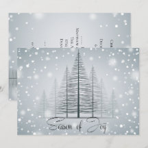Moderne kalligraphische Jahreszeit der Joy Winter 