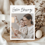 Moderne kalligraphische Ostersegnung mit Foto<br><div class="desc">Moderne kalligraphische Ostersegnung mit Foto</div>