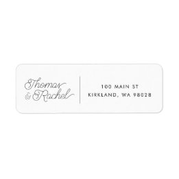Moderne kalligraphische Script-Hochzeitsskritik - 