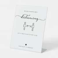 Moderne kalligraphische Skripte Sichere Distanzier