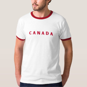 Moderne kanadische Landflagge Souvenir T-Shirt