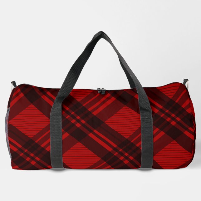 Moderne Karierte Samsung Galaxy S21 Plus Duffle Bag (Rückseite)