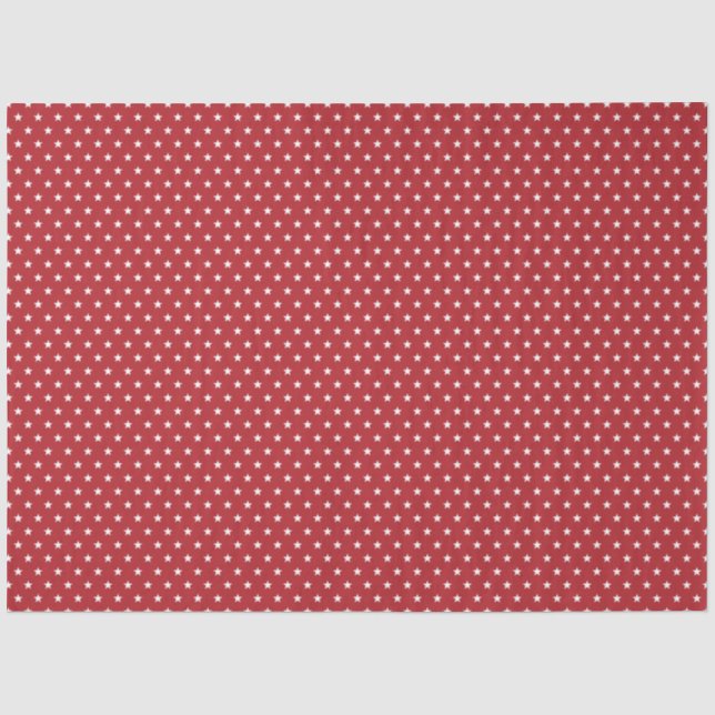 Moderne Karierte Weihnachten in Rot und Weiß Seidenpapier (Vorderseite)