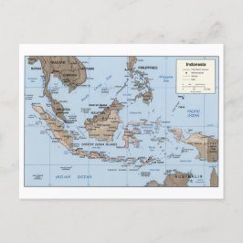 Moderne Karte Indonesiens