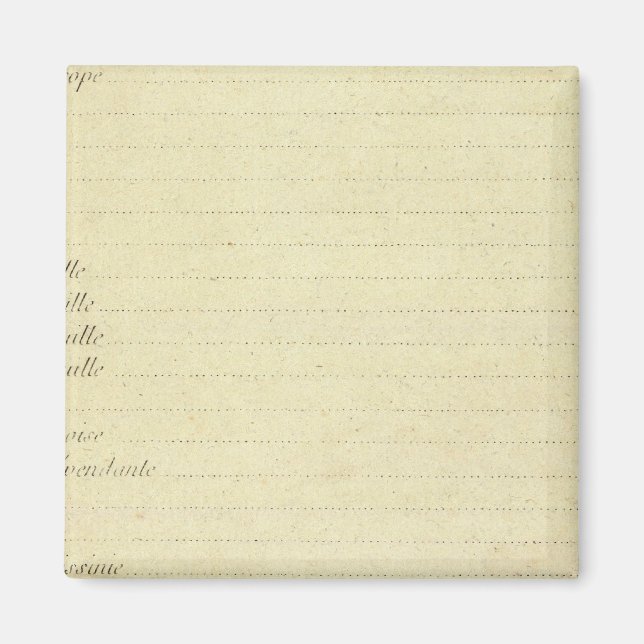 Moderne Karte Magnet (Vorne)