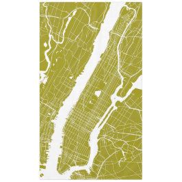 Moderne Karte New York Tischdecke