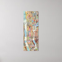 Moderne Karte von New York III