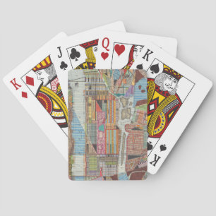 Moderne Karte von New York III Spielkarten