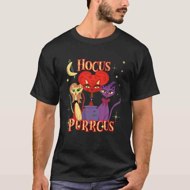 Moderne Katzen Mittelalter Witzerhase Hocu T-Shirt (Vorderseite)
