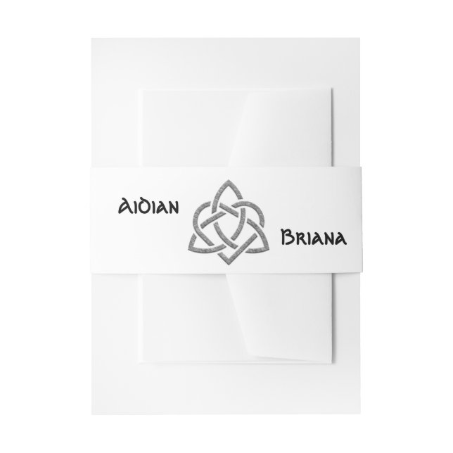 Moderne keltische Symbole Einladungsbanderole (Vorderseite Beispiel)