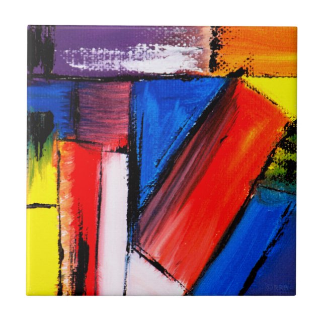 Moderne Keramik Tile Fliese (Vorderseite)