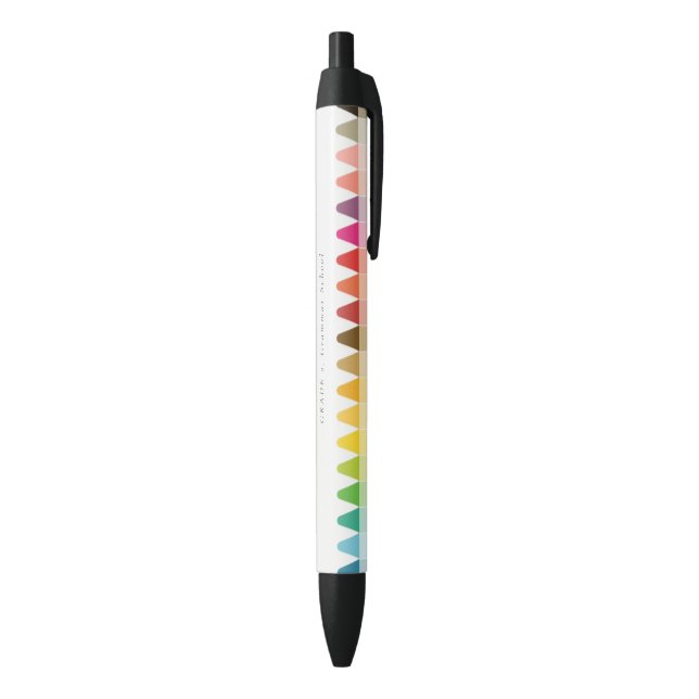 Moderne Kinder lehren farbenfroh Rainbow Crayon Co Kugelschreiber (Unterseite (Vertikal))