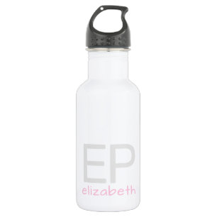 Moderne Kinder rosa Personalisiert klein Edelstahlflasche