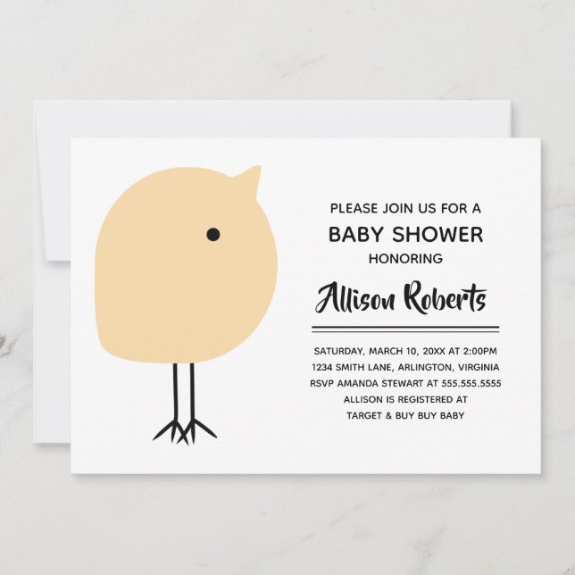 Moderne Kinderdusche aus dem Mittelalter - Einladu Einladung (Vorderseite)