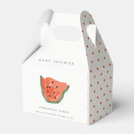 Moderne Kinderhandgezogene Wassermelone Fruchtsaft Geschenkschachtel