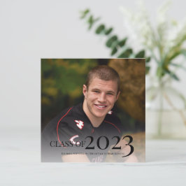 Moderne Klasse der Foto Graduation Party 2023 Einladung
