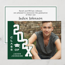 Moderne Klasse der Grad FOTO Graduation Party 2023 Einladung