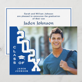 Moderne Klasse der Grad FOTO Graduation Party 2023 Einladung