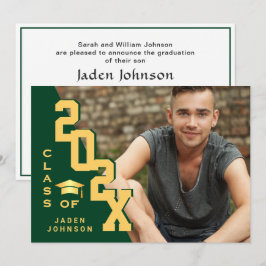 Moderne Klasse der Grad FOTO Graduation Party 2023 Einladung