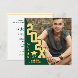 Moderne Klasse der Grad FOTO Graduation Party 2025 Einladung